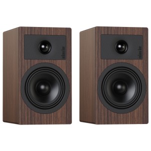 Indiana Line Tesi 2 Wood Coppia Casse Scaffale 80W 2vie T2,6 W12 BassReflex