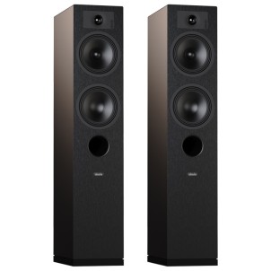 Indiana Line Tesi 5 Black Coppia Casse Pavimento 150W 2,5vie T2,6 M16 W16 BassReflex