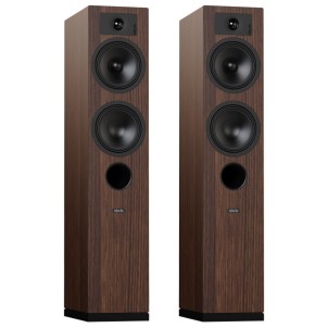 Indiana Line Tesi 5 Wood Coppia Casse Pavimento 150W 2,5vie T2,6 M16 W16 BassReflex