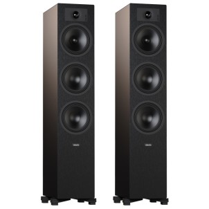 Indiana Line Tesi 6 Black Coppia Casse Pavimento 160W 3vie T2,6 M16 2xW16 BassReflex