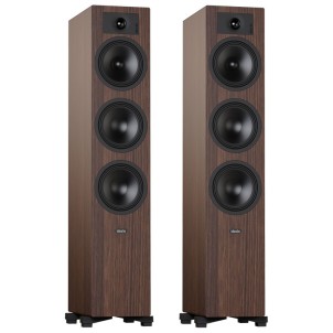 Indiana Line Tesi 6 Wood Coppia Casse Pavimento 160W 3vie T2,6 M16 2xW16 BassReflex