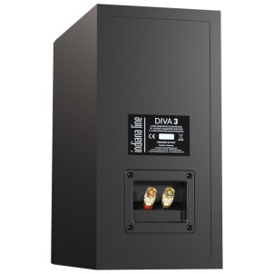 Indiana Line Diva 3 B Black Coppia Casse Scaffale 100W 2vie T2,6 W15 BassReflex