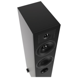 Indiana Line Diva 5 B Black Coppia Casse Pavimento 130W 2,5vie T2,6 M15 W15 BassReflex