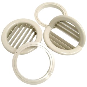 Olimpia Splendid Kit Griglie Unico 160 mm Coppia Griglie Pieghevoli con Flange per Unico