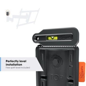 Vogel's TVM 3223 Black Staffa Muro TV19"-43" Max15Kg 2 snodi Vesa 75/200 Prof.5,8-30,2cm