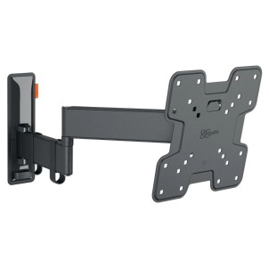 Vogel's TVM 3243 Black Staffa Muro TV19"-43" Max15Kg 3 snodi Vesa 75/200 Prof.6,5-49,3cm