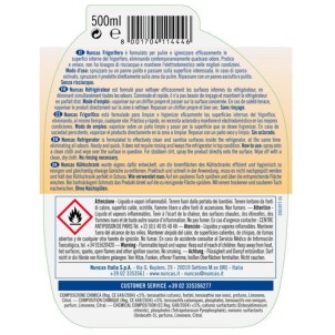 Nuncas Frigorifero 500ml Detergente Igienizzante Elimina Odori