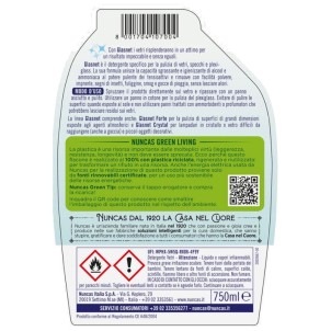 Nuncas Glasnet 750ml Detergente Spray per Vetri Specchi Plexiglass