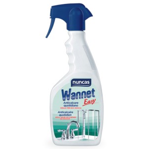 Nuncas Wannet Easy 500ml Detergente Anticalare Quotidiano per Bagno e Cucina