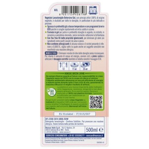 Nuncas Vegetale Lavastoviglie Detersivo Gel 500ml Tea Tree Oil Igienizzante Elimina Odori