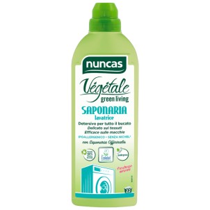 Nuncas Vegetale Saponaria Lavatrice 1L Detersivo Liquido Lavatrice Ipoallergenico Concentrato 22 Lavaggi