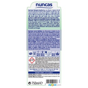 Nuncas Sportswear Detergente Specifico 750ml Detersivo Liquido a Mano e Lavatrice per Capi Tecnici 10 Lavaggi