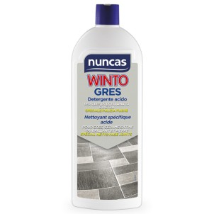Nuncas Winto Gres 1L Detergente Concentrato Acido per Gres Porcellanato Ceramica Pietra non Calcarea