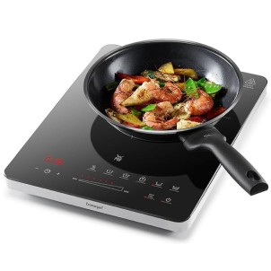 WMF Mono Induction Hob Kult X Piano Cottura a Induzione Singolo Portatile Pentole da 18 a 28 cm Timer
