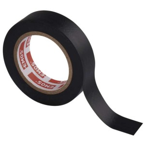 Emos F61512 Nero Nastro Isolante Larghezza 15mm x Lunghezza 10mt Spessore 0,13