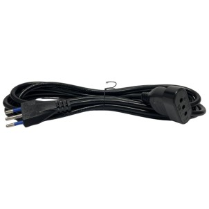 Rosi RS92050 Nero Prolunga Corrente 5 Metri Presa 10A Spina 10A
