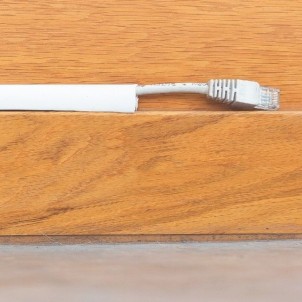 Rosi RS71501A Bianco Canalina Adesiva Flessibile 10x10mm Rotolo 5 metri Serie CanalRoll