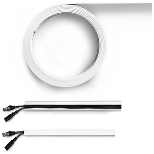 Rosi RS71502A Bianco Canalina Adesiva Rettangolare 10x16mm Rotolo 5 metri Serie CanalRoll