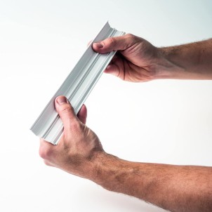 Rosi RS71502A Bianco Canalina Adesiva Rettangolare 10x16mm Rotolo 5 metri Serie CanalRoll