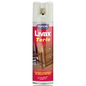Nuncas Livax Tarlo 250ml Spray Anti Tarlo e Termiti Protegge Efficacemente i Mobili in Legno