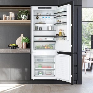 Siemens KB96NSDD0 Frigorifero Incasso Combinato NoFrost Cerniera Piatta SoftClosing 194x71 iQ500 StudioLine