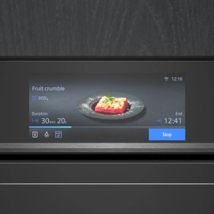 Siemens CM978GNB1 Black Forno Compatto Incasso Combinato Microonde Pirolitico cookControl Pro Sonda iQ700 StudioLine