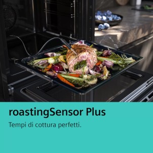 Siemens CM978GNB1 Black Forno Compatto Incasso Combinato Microonde Pirolitico cookControl Pro Sonda iQ700 StudioLine