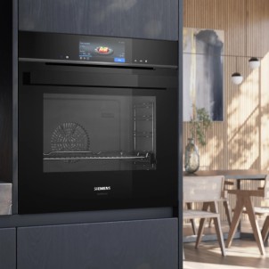 Siemens HS958KDB1 Black Forno Incasso Combinato Vapore 100% cookControl Pro TermoSonda HC iQ700 StudioLine