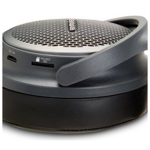 Aiwa HST-250BT/TN Titanio Cuffie OverEar Bluetooth Cavo Jack Slot MicroSD MP3 Pieghevole Custodia