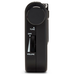 Aiwa RS-55/BK Black Radio FM AM Portatile Altoparlante Cuffie Stereo Batterie 2x AA