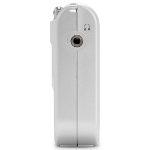 Aiwa RS-55/SL Silver Radio FM AM Portatile Altoparlante Cuffie Stereo Batterie 2x AA