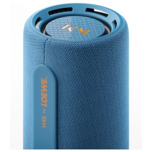 We by Loewe We. HEAR Pro Denim Speaker Portatile Wireless Bluetooth Aux TWMP IPX6 Ric 2h Aut 24h