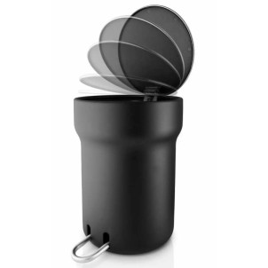 Eva Solo Citadel Pedal Bin 5L Black Pattumiera a Pedale Coperchio Chiusura Ammortizzata