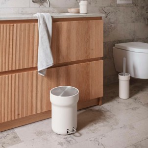 Eva Solo Citadel Pedal Bin 5L Sand Pattumiera a Pedale Coperchio Chiusura Ammortizzata