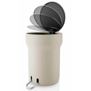 Eva Solo Citadel Pedal Bin 5L Sand Pattumiera a Pedale Coperchio Chiusura Ammortizzata