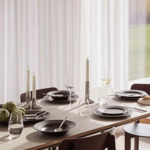 Eva Solo Mellow Set di 3 Candelieri Acciao Inox 3 Misure 8cm 12cm 16cm