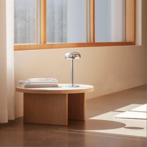 Eva Solo Emendo LED Battery Lamp Chrome Lampada Ricaricabile 3 Intesità di Luce