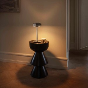 Eva Solo Emendo LED Battery Lamp Chrome Lampada Ricaricabile 3 Intesità di Luce