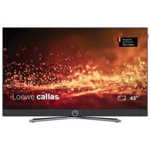 Loewe Callas 43 Basalt Grey TV 43" Led 4K UHD Smart os8 Vidaa DVB-T2/S2 60W Base Girevole