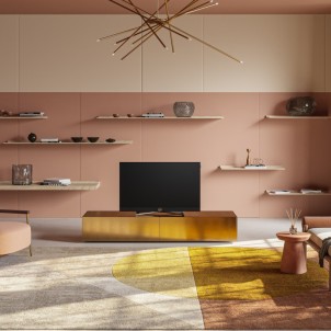 Loewe Callas 43 Basalt Grey TV 43" Led 4K UHD Smart os8 Vidaa DVB-T2/S2 60W Base Girevole