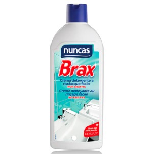 Nuncas Brax Crema Detergente Superfici 500ml con Micro Particelle Abrasive Ideale per il Bagno