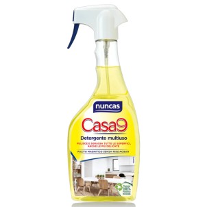 Nuncas Casa 9 Detergente Multiuso Limone 750ml Spray Sgrassante Delicato