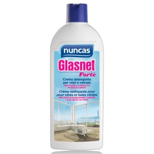 Nuncas Glasnet Forte 500ml Crema Detergente per Grandi Vetri e Vetrate