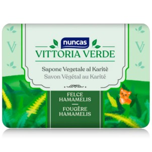 Nuncas Vittoria Verde Felce e Hamamelis Sapone Cremoso Vegetale al Karitè