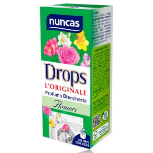 Nuncas Drops Profumabiancheria Flowers 100ml Profumatore Liquido Concentrato per Lavatrice