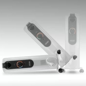 DeLonghi TRRSE1225 Radia S Easytronic Radiatore ad Olio 12 Elementi 2500Watt Termostato Ruote Avvolgicavo