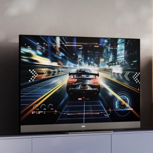 We by Loewe We. SEE 32 LCD Storm Grey TV 32" Led 4K UHD Smart os8 vidaa DVB-T2/S2 Audio Frontale 60W