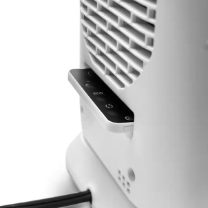 DeLonghi HFXR40T20.WB Capsule Bianco Termoventilatore da Tavolo 2000W Ceramica IP20 Base Oscillante Ventilatore