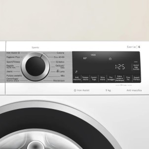 Bosch WGG244Z1II Lavatrice 60cm 9Kg 1400giri Wave IronAssist EcoSilence AntiMacchie:4 Serie6
