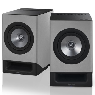 Technics SC-CX700E-H Grigio Seta Coppia Altoparlanti Wi-Fi HDMI-ARC Aux Ottico Jeno SpaceTune Orchestration